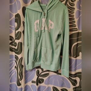 GAP Mint Green Hoodie with Logo
